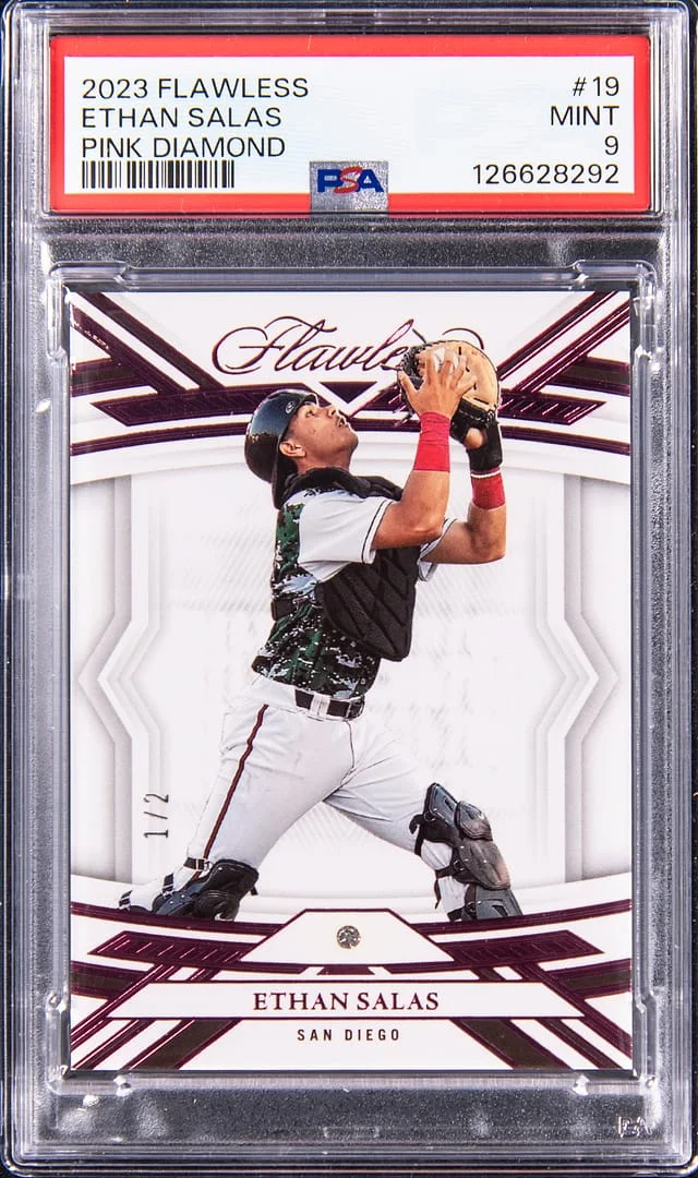 2023 Panini Flawless Ethan Salas Diamond Pink Diamond #19 card image