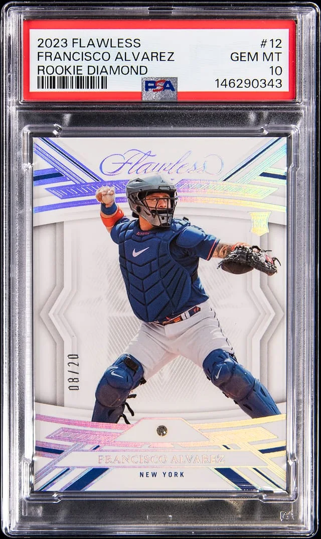 2023 Panini Flawless Francisco Alvarez Diamond #12 card image