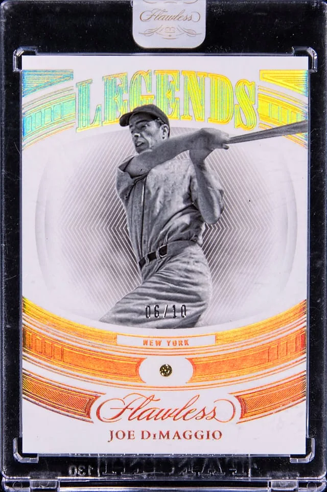 2023 Panini Flawless Joe DiMaggio Legends #4 card image