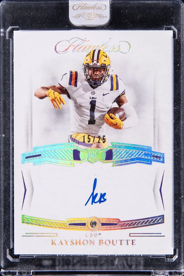 2023 Panini Flawless Kayshon Boutte Collegiate #FGRS-KB card image