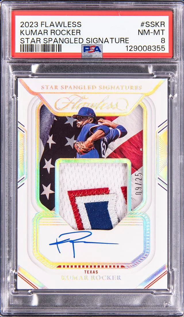2023 Panini Flawless Kumar Rocker Star Spangled Signature #SS-KR card image