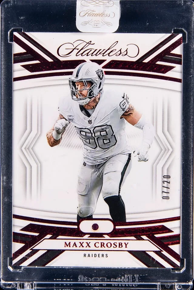 2023 Panini Flawless Maxx Crosby Ruby #39 card image