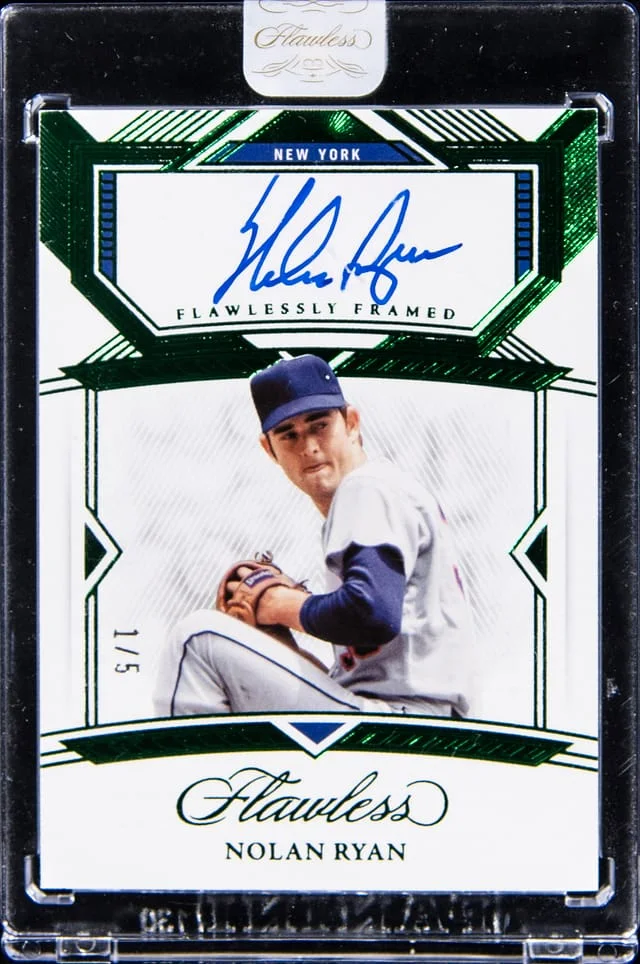 2023 Panini Flawless Nolan Ryan Flawlessly Framed #FFS-NR card image