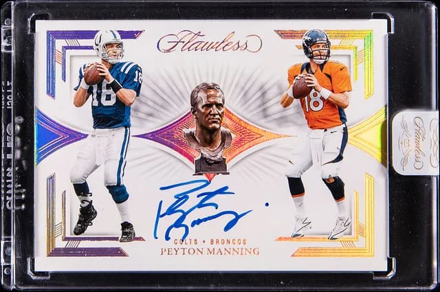 2023 Panini Flawless Peyton Manning #CP-PM card image