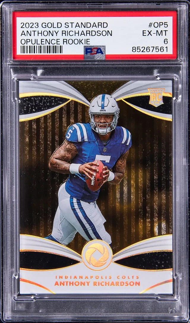 2023 Panini Gold Standard Anthony Richardson Opulence #OP5 card image