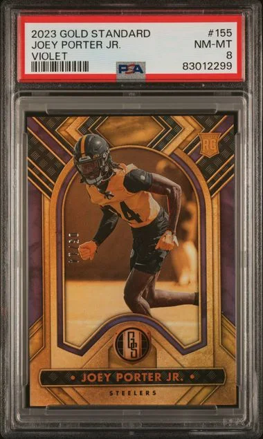 2023 Panini Gold Standard Joey Porter Jr. Violet #155 card image