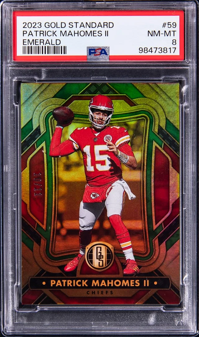 2023 Panini Gold Standard Patrick Mahomes II Emerald #59 card image
