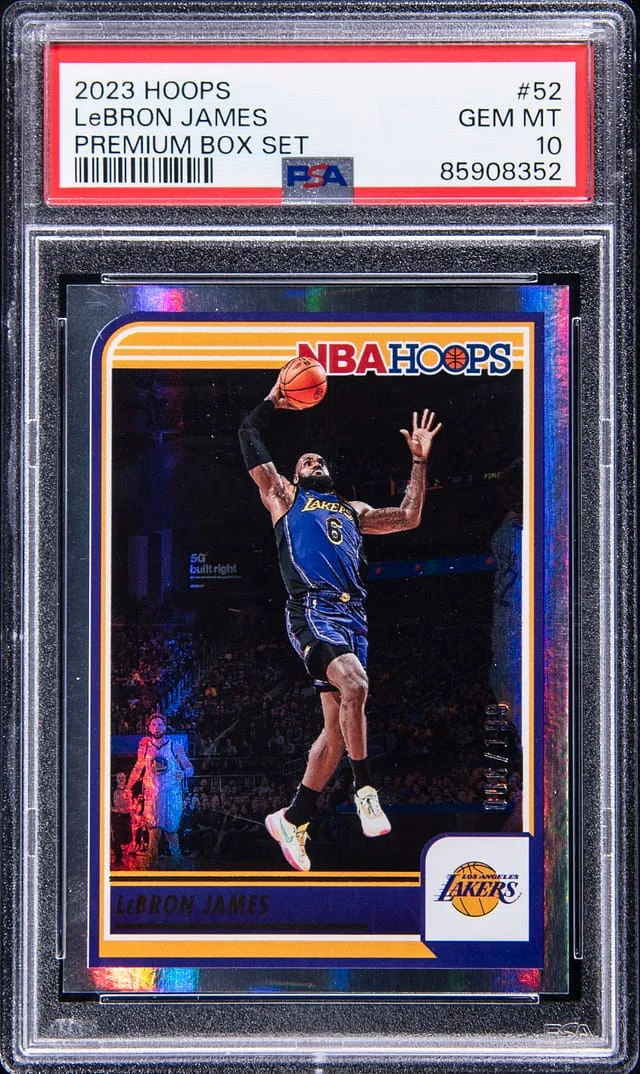 2023 Panini Hoops LeBron James Premium Box Set #52 card image
