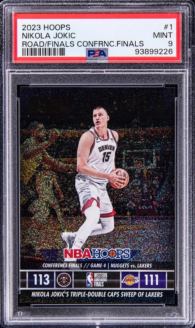 2023 Panini Hoops Nikola Jokic Road to the Finals Conference Finals #1 card image