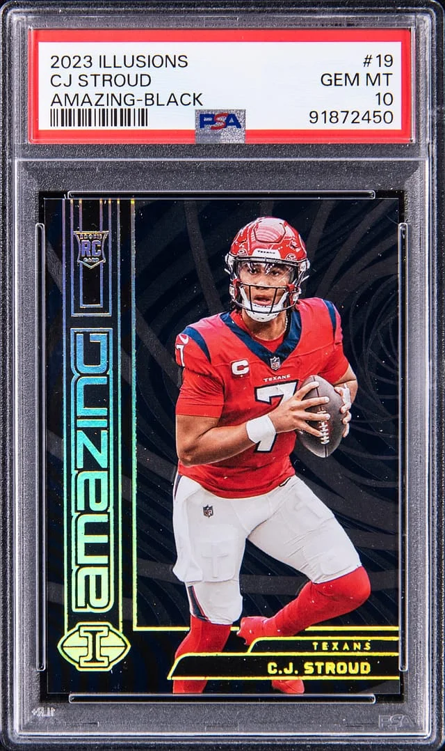 2023 Panini Illusions CJ Stroud Amazing-Black #19 card image