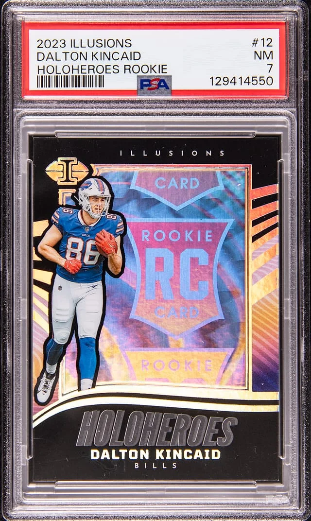 2023 Panini Illusions Dalton Kincaid Holoheroes #12 card image