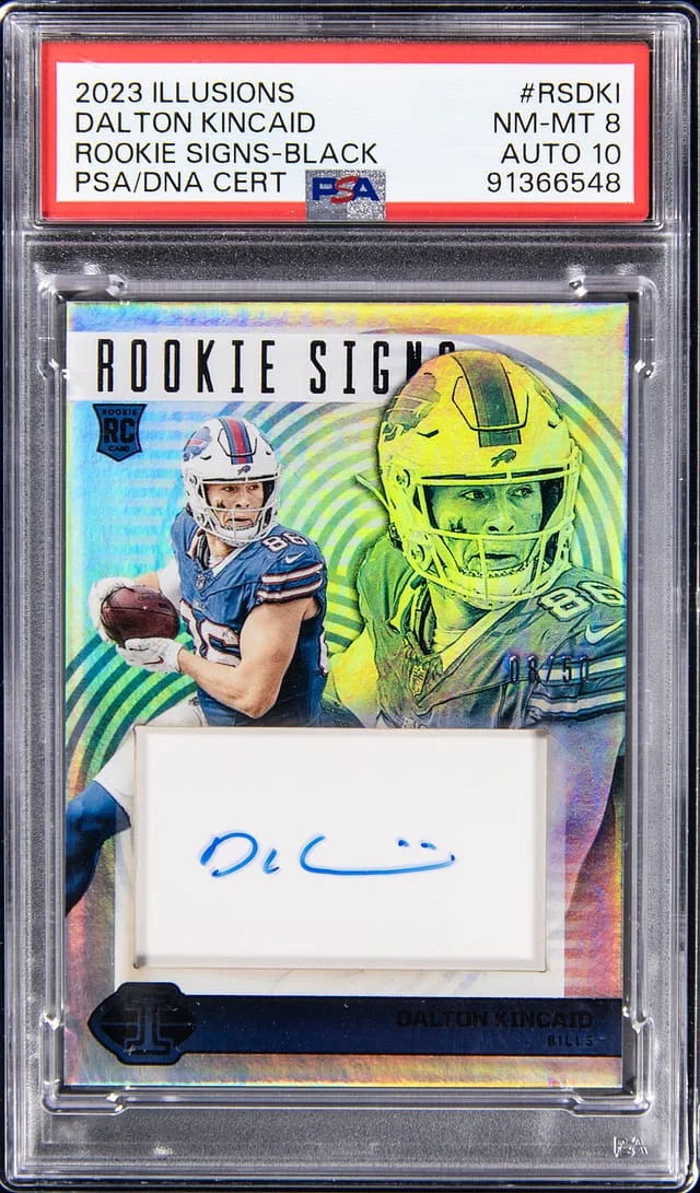 2023 Panini Illusions Dalton Kincaid Signs Black #RS-DKI card image