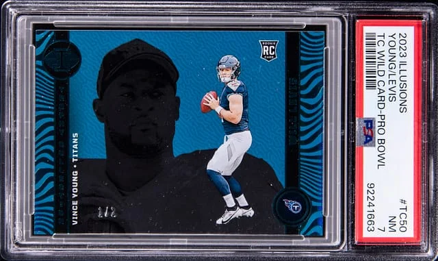 2023 Panini Illusions Will Levis/Vince Young Trophy Collection Wild Card Pro Bowl #TC-50 card image