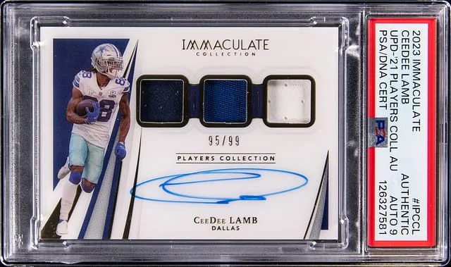 2023 Panini Immaculate CeeDee Lamb 21 Update Players Collection Autograph #IPC-CL card image