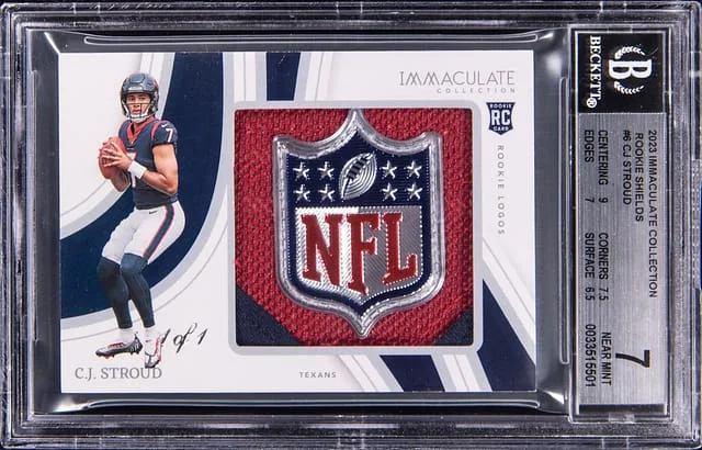 2023 Panini Immaculate Collection C.J. Stroud NFL Shield Shields #RL-CJS card image