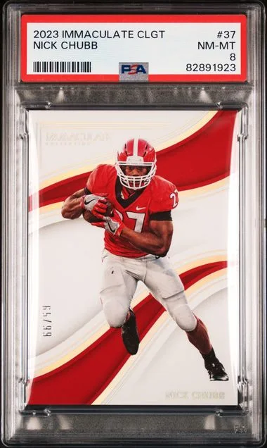 2023 Panini Immaculate Collection Nick Chubb Collegiate #37 card image