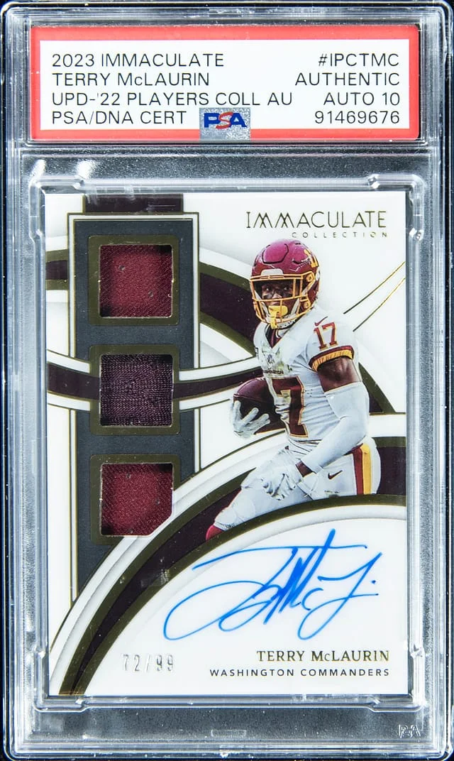 2023 Panini Immaculate Collection Terry McLaurin Update '22 Players Collection Autographs #IPC-TMC card image