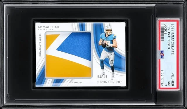 2023 Panini Immaculate Justin Herbert Logos #ILJHER card image