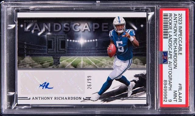 2023 Panini Impeccable Anthony Richardson Landscape Autograph #RLAAR card image