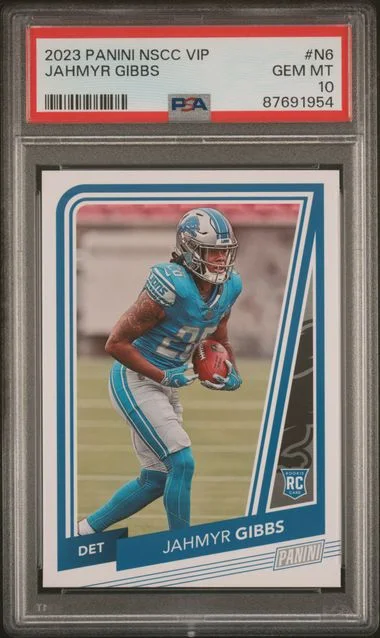 2023 Panini Jahmyr Gibbss National Sports Collectors Convention VIP #N6 card image