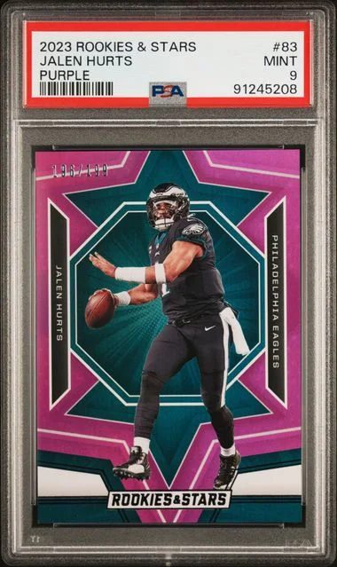 2023 Panini Jalen Hurts Rookies & Stars Purple #83 card image