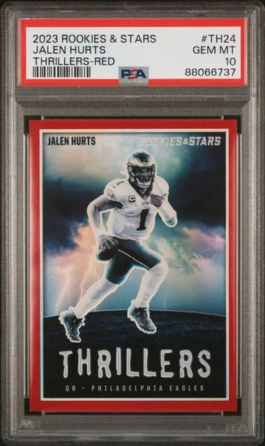 2023 Panini Jalen Hurts Rookies & Stars Thrillers Red #TH24 card image