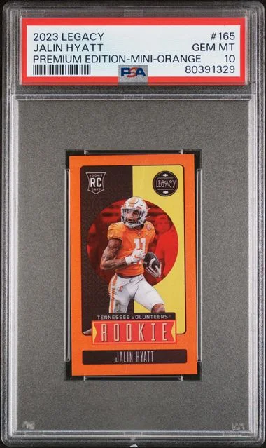 2023 Panini Jalin Hyatt Legacy Premium Edition-Mini-Orange #165 card image