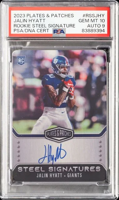 2023 Panini Jalin Hyatt Plates & Patches Steel Signatures #RSSHJY card image