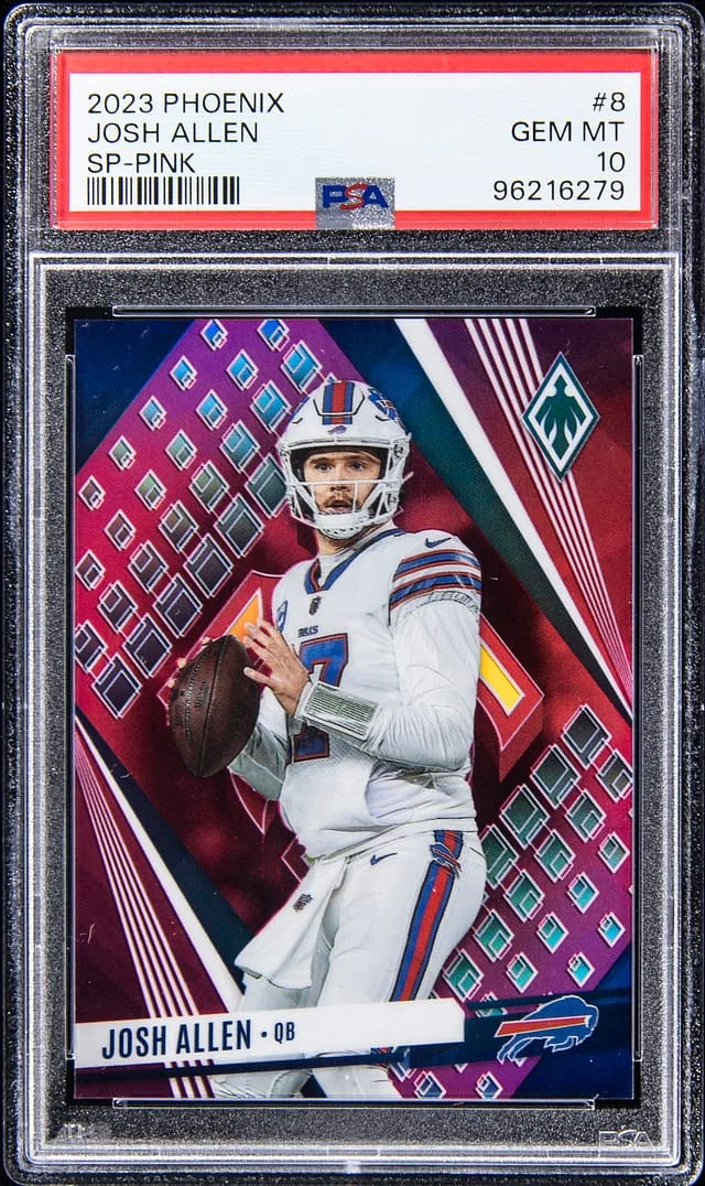 2023 Panini Josh Allen Phoenix SP Pink #8 card image