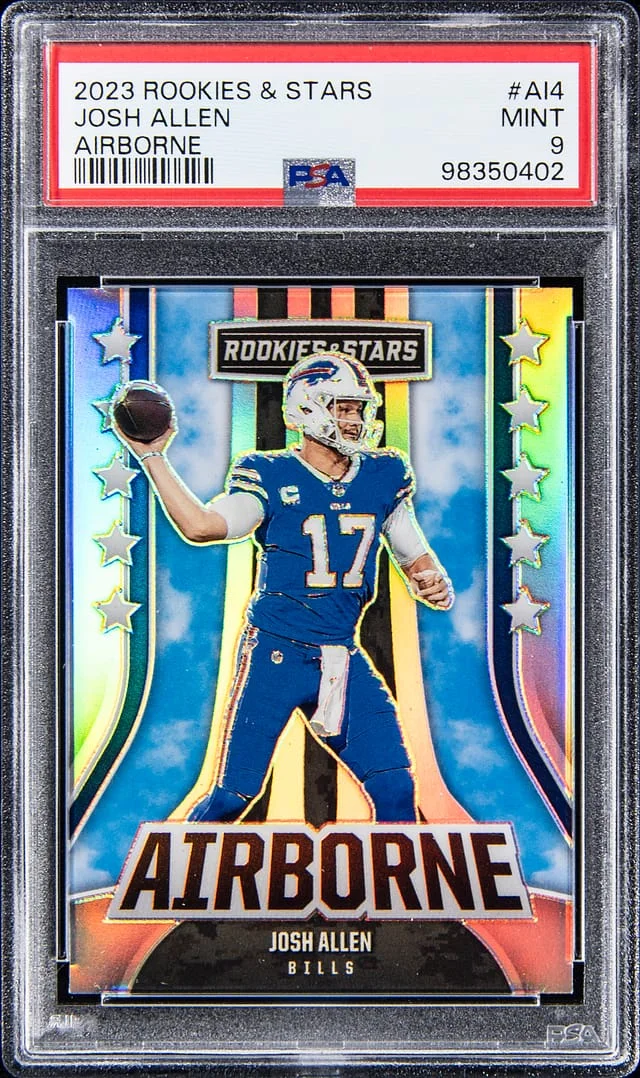 2023 Panini Josh Allen Rookies & Stars Airborne #AI-4 card image