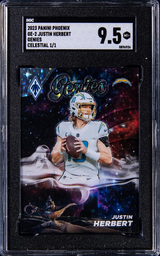 2023 Panini Justin Herbert Phoenix Genies Celestial #GE-2 card image