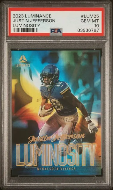 2023 Panini Justin Jefferson Luminance Luminosity #LUM25 card image