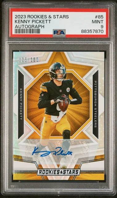 2023 Panini Kenny Pickett Rookies & Stars Autograph #85 card image