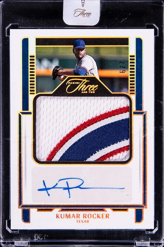 2023 Panini Kumar Rocker One Autograph Jersey #AJ-KR card image