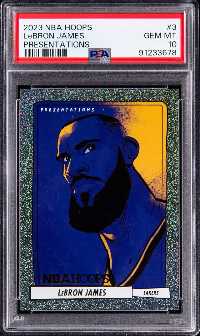 2023 Panini LeBron James NBA Hoops Presentations #3 card image
