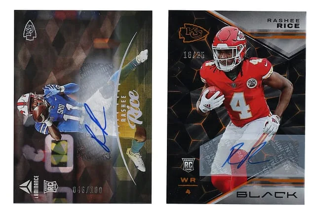 2023 Panini Luminance/Black #184/#190 Rashee Rice #no-number card image