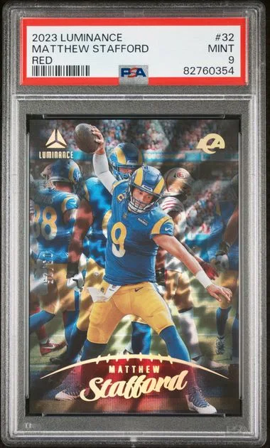2023 Panini Matthew Stafford Luminance Red #32 card image