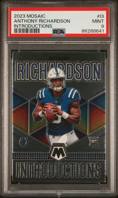 2023 Panini Mosaic Anthony Richardson Introductions #I3 card image