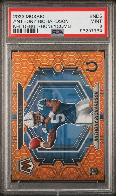 2023 Panini Mosaic Anthony Richardson NFL Debut #ND5 card image