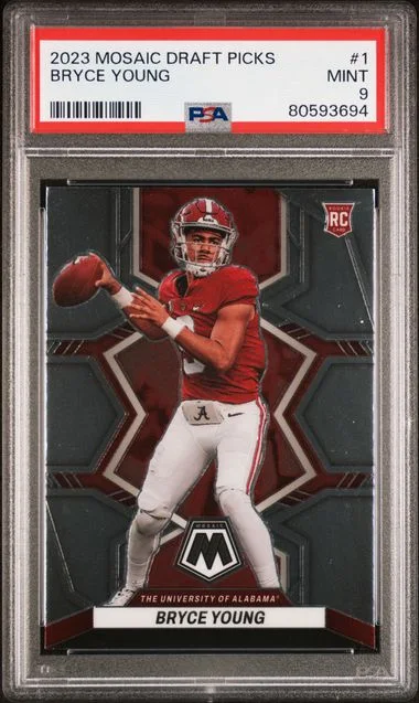 2023 Panini Mosaic Bryce Young Draft Picks #1 card image