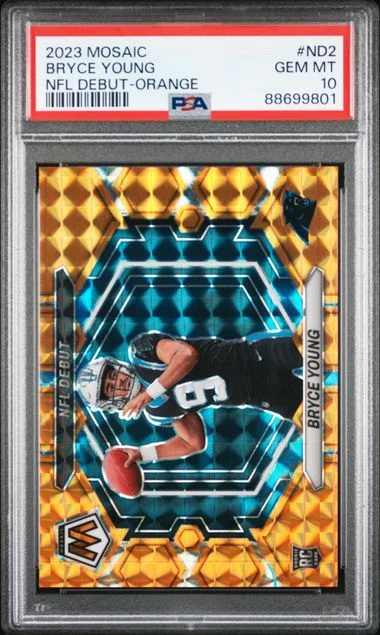 2023 Panini Mosaic Bryce Young NFL Debut #ND2 card image