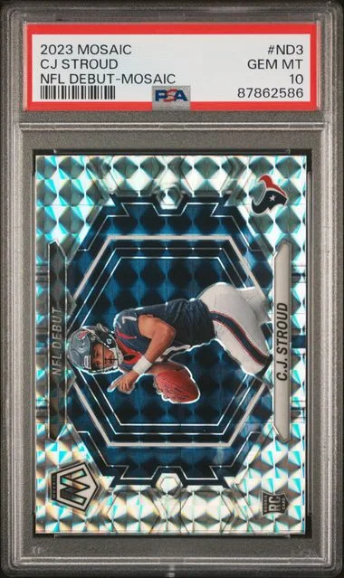 2023 Panini Mosaic C.J. Stroud NFL Debut Mosaic #3ND3 card image