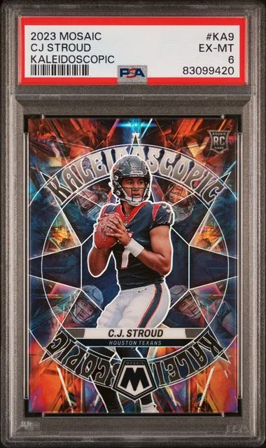 2023 Panini Mosaic CJ Stroud Kaleidoscopic #KA9 card image