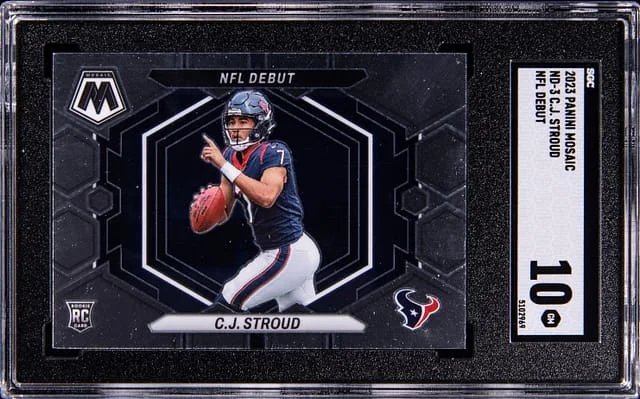 2023 Panini Mosaic CJ Stroud NFL Debut #ND-CJ card image
