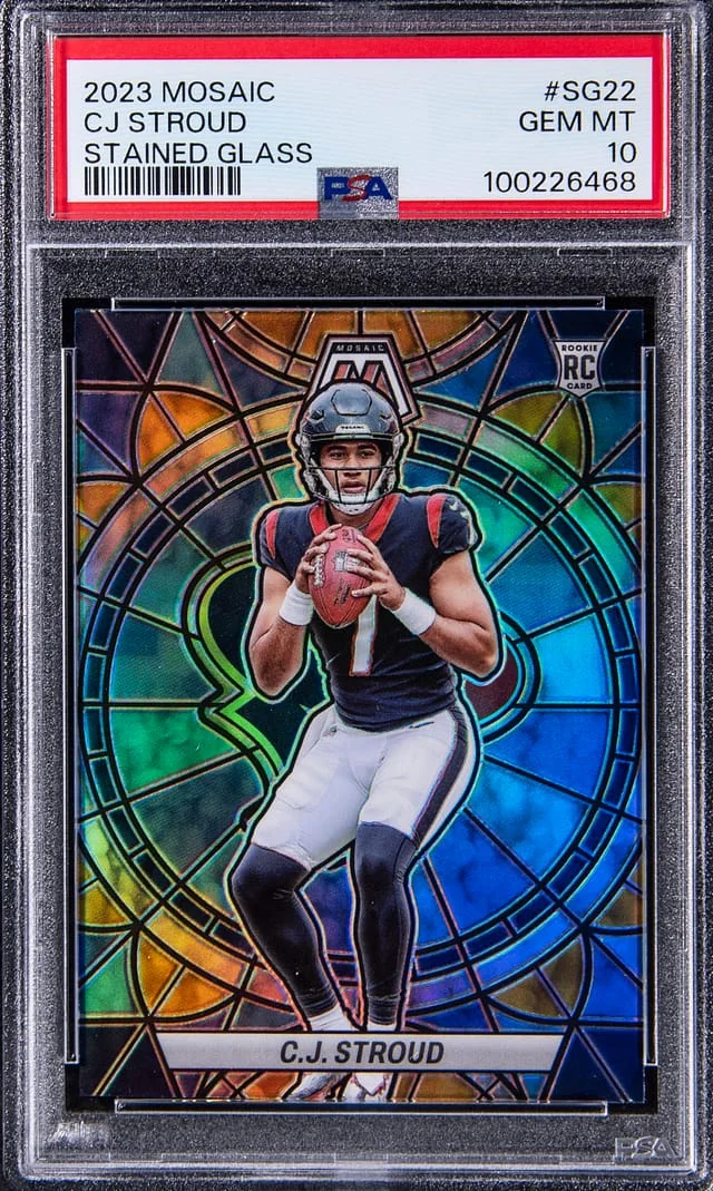2023 Panini Mosaic CJ Stroud Stained Glass #SG-22 card image