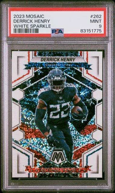2023 Panini Mosaic Derrick Henry White Sparkle #262 card image
