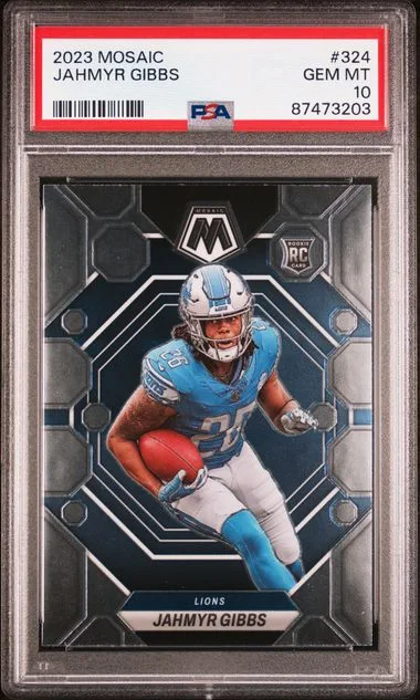 2023 Panini Mosaic Jahmyr Gibbss #324 card image