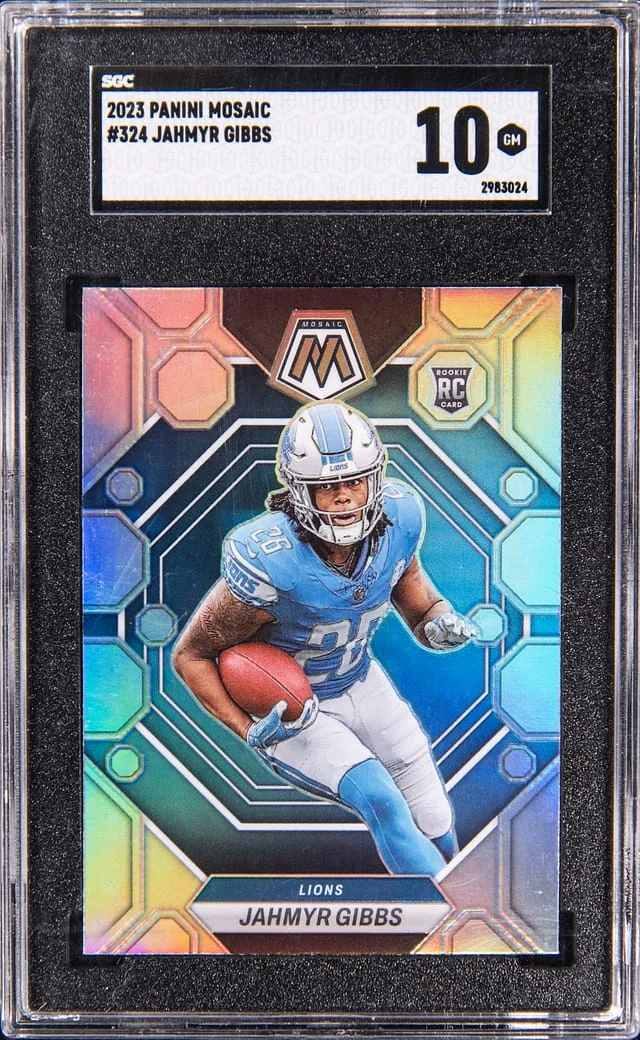 2023 Panini Mosaic Jahymyr Gibbs #324 card image