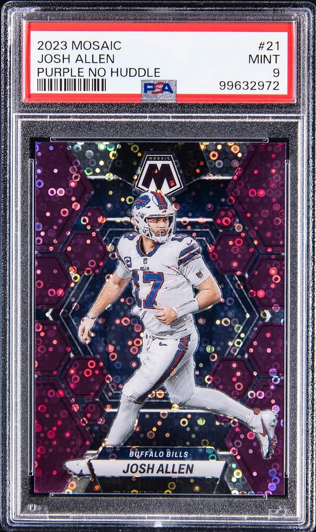 2023 Panini Mosaic Josh Allen White Sparkle #21 card image
