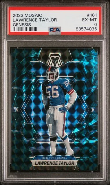 2023 Panini Mosaic Lawrence Taylor Genesis #181 card image